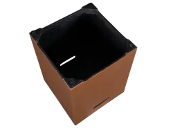Cobertura para botija rectangular efeito terracota para gás em MGO - SEROZA