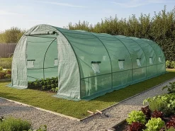Cobertura para estufa tipo túnel "Lys" - 24 m² - 130 g - Verde