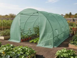 Cobertura para estufa tipo túnel "Lys" - 12 m² - 130 g - Verde