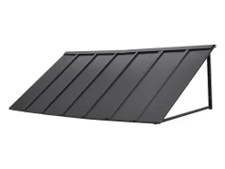 Cobertura para Porta SucceBuy de Entrada, 203x91 cm, Cobertura para Porta Exterior em Metal, Estrutura em Aço, para Portas de Entrada, Janelas de Varanda, Varandas