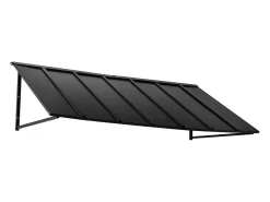 Cobertura para Porta SucceBuy de Entrada, 203x91 cm, Cobertura para Porta Exterior em Metal, Estrutura em Aço, para Portas de Entrada, Janelas de Varanda, Varandas