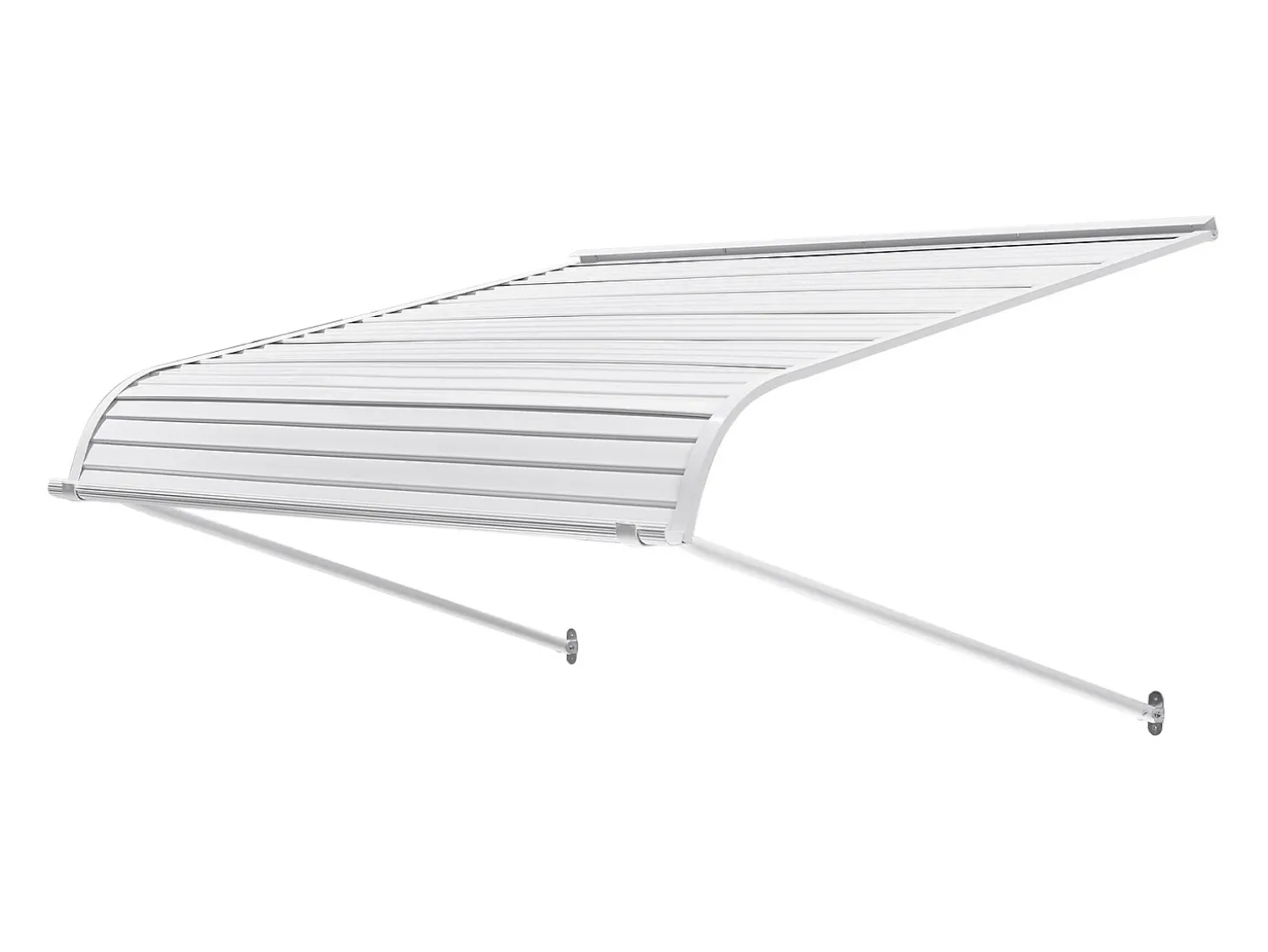Cobertura para Porta SucceBuy de Entrada, 122 x 106,6 cm, Toldo para Porta Exterior em Alumínio, para Portas de Entrada, Janelas de Varanda, Varandas