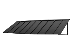 Cobertura para Porta SucceBuy de Entrada, 264x91 cm, Cobertura para Porta Exterior em Metal, Estrutura em Aço, para Portas de Entrada, Janelas de Varanda, Varandas
