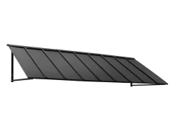 Cobertura para Porta SucceBuy de Entrada, 264x91 cm, Cobertura para Porta Exterior em Metal, Estrutura em Aço, para Portas de Entrada, Janelas de Varanda, Varandas