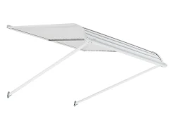 Cobertura para Porta SucceBuy de Entrada, 101,6x106,6 cm, Toldo para Porta Exterior em Alumínio, para Portas de Entrada, Janelas de Varanda, Varandas