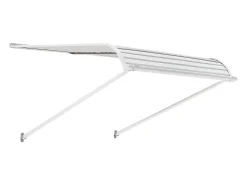 Cobertura para Porta SucceBuy de Entrada, 101,6x106,6 cm, Toldo para Porta Exterior em Alumínio, para Portas de Entrada, Janelas de Varanda, Varandas