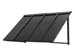 Cobertura para Porta SucceBuy de Entrada, 112,5x61 cm, Cobertura para Porta Exterior em Metal, Estrutura em Aço, Abrigo contra a Chuva, para Portas de Entrada