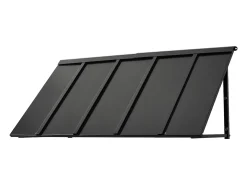 Cobertura para Porta SucceBuy de Entrada, 143 x 61 cm Toldo para Porta Exterior em Metal, Estrutura em Aço, Abrigo contra a Chuva, para Portas de Entrada, Varandas
