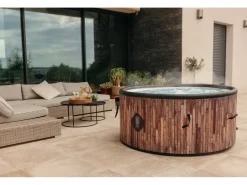 Coco Spa Bali Spa Insuflável - 150 cm de Diâmetro - 800 Litros - Motor de 2240 W - Para 2 a 4 Pessoas