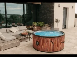 Coco Spa Exotik Spa Insuflável - 150 cm de Diâmetro - 800 Litros - Motor de 2240 W - Para 2 a 4 Pessoas