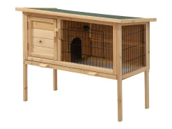 Coelheira em madeira com pés para coelhos e roedores C. 91 x L. 45 x A. 70 cm - LAPIUS