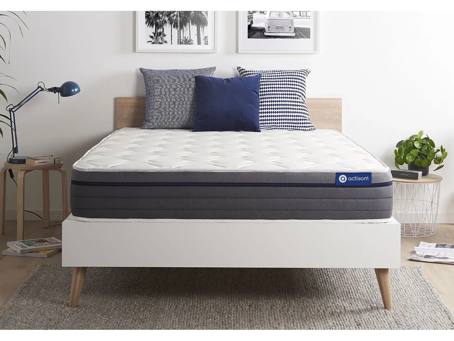 Colchão ACTISOM Actilatex Zen (150x195 cm - Espuma Viscoelástica- Altura: 26 cm)