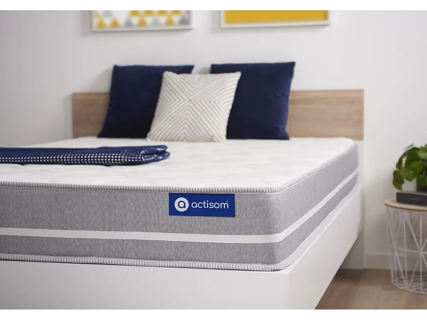 Colchão ACTISOM Actilatex Touch (100x210 cm - Espuma Viscoelástica- Altura: 20 cm)