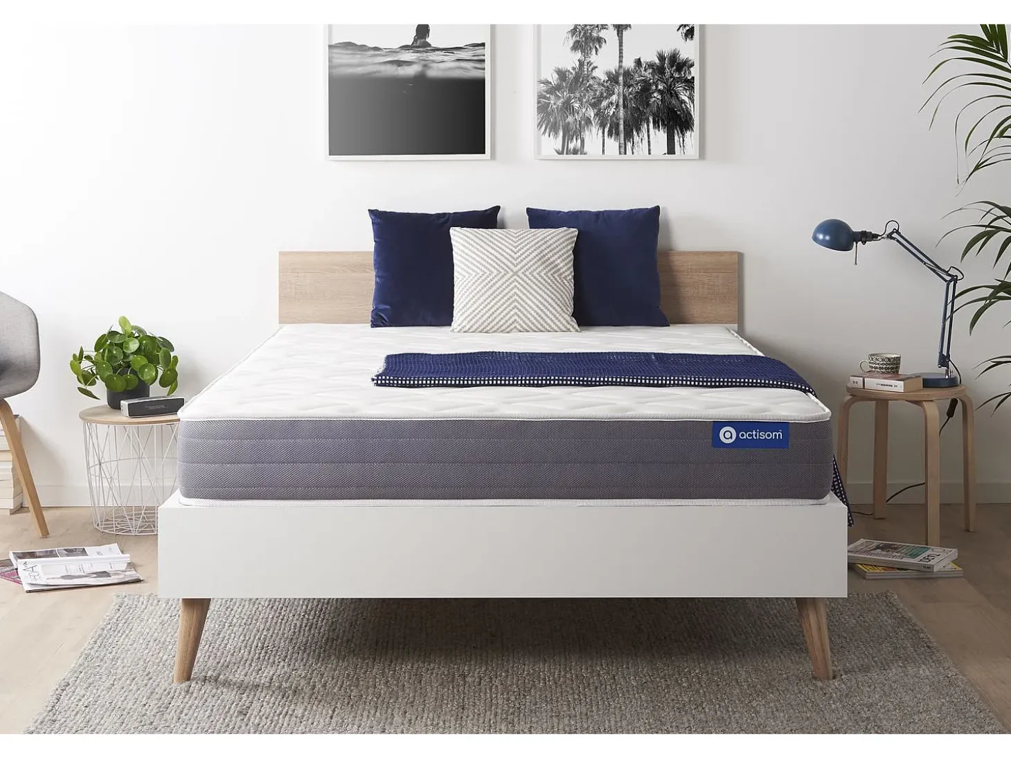Colchão ACTISOM Actilatex Dream (160x190 cm - Espuma Viscoelástica- Altura: 22 cm)