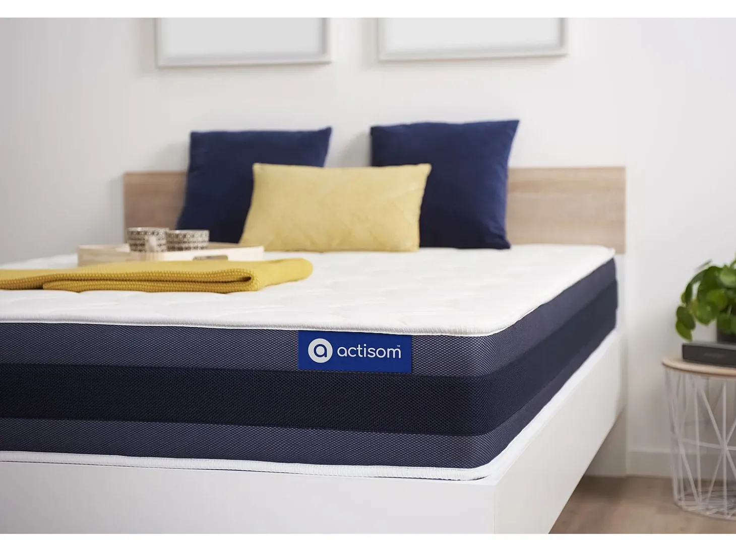 Colchão ACTISOM Actilatex Morpho (90x180 cm - Espuma Viscoelástica- Altura: 24 cm)