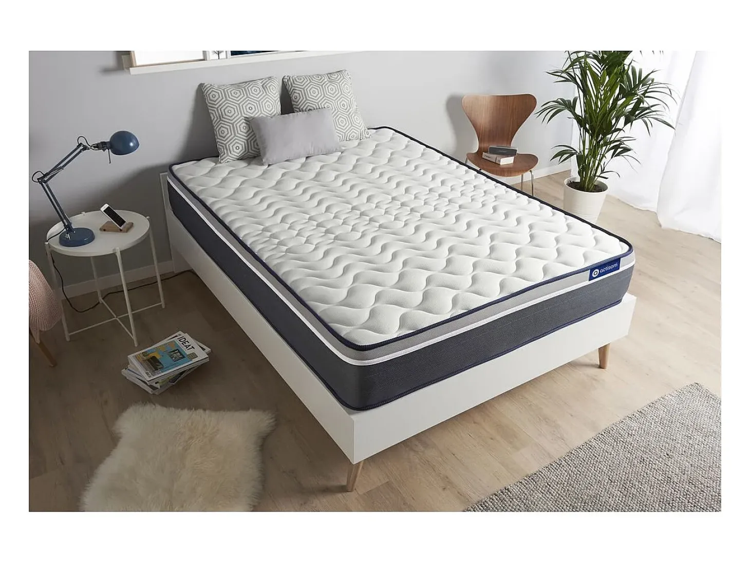 Colchão ACTISOM Actimemo Plus (140x190 cm - Espuma Viscoelástica- Altura: 26 cm)