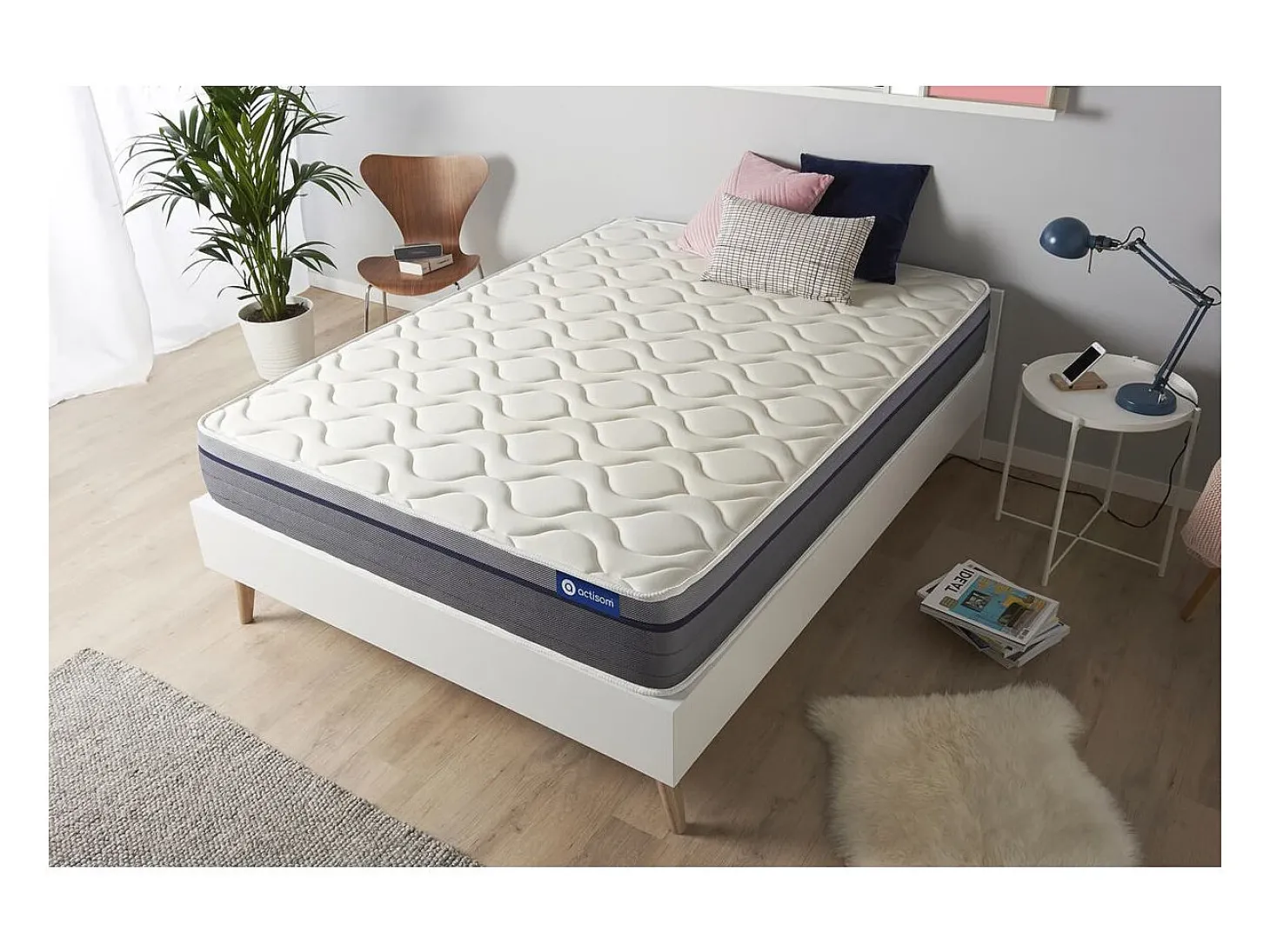 Colchão ACTISOM Actimemo Zen (140x200 cm - Espuma Viscoelástica- Altura: 26 cm)