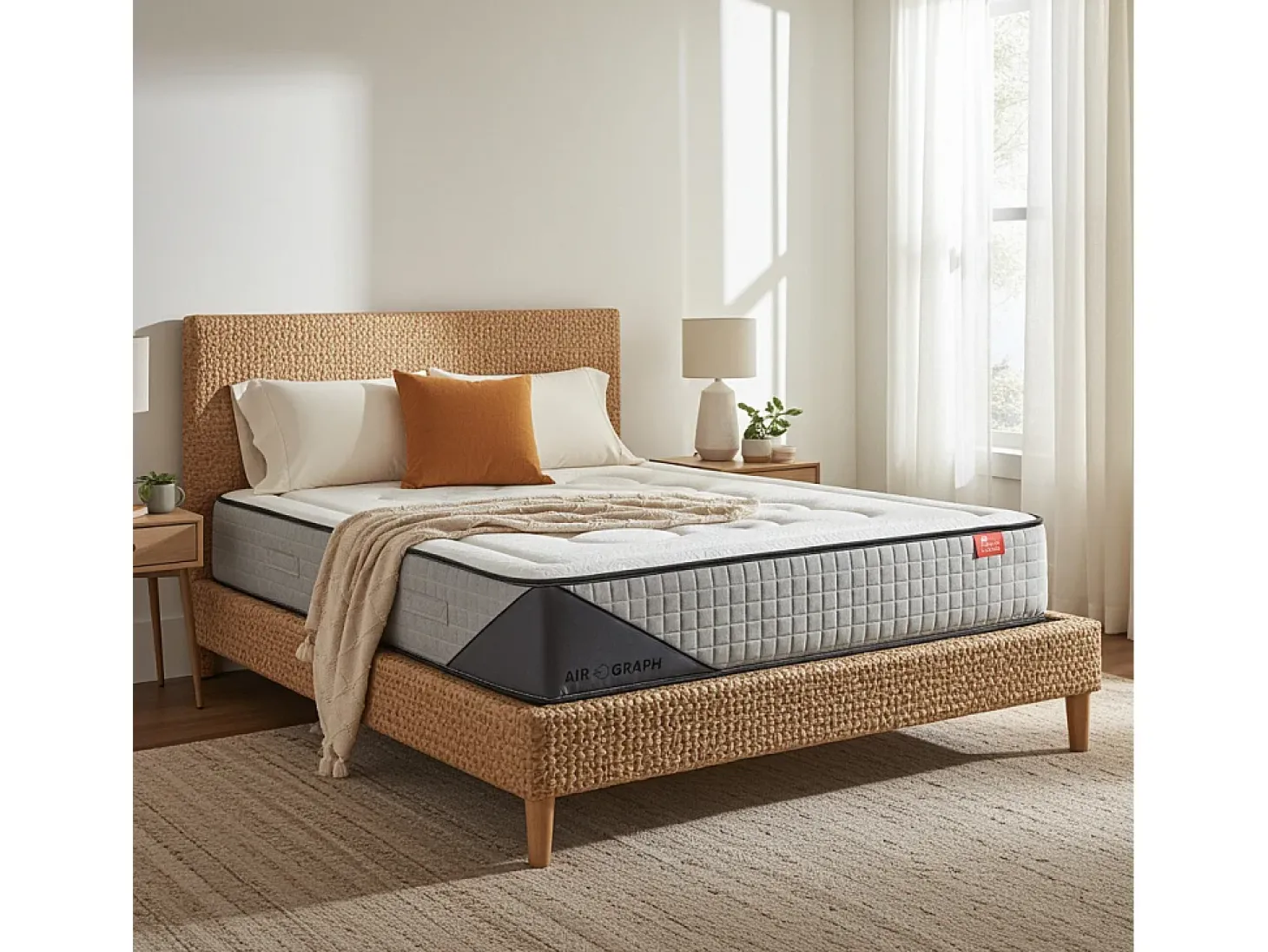 Colchão Air Graph - Espuma Tamanho 200 x 180 cm Altura 28 cm