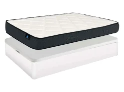 Colchão Alpha 90x190 cm Molas Ensacadas Branco Altura 25 cm