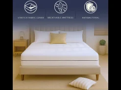 Colchão casal 180x200 Espuma H18cm Ortopédico Antiácaros 100% Feito na Itália