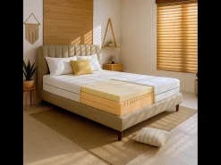 Colchão casal 180x200 Espuma H20cm Ortopédico Antiácaros 100% Feito na Itália