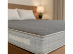 Colchão casal 180x200 viscoelástico 9 zonas Alt.25 cm Ortopédico Respirável Hipoalergénico