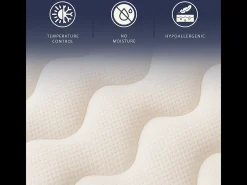 Colchão casal 180x200 Waterfoam ortopédico | Altura 21 cm | Espuma losangular 2 cm | Classe 1 | Ergonómico e respirável | Produzido em Itália