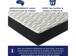 Colchão CESAR FRESH Viscoelástico de Luxo (90x200 cm - Altura: 30 cm)