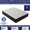 Colchão CESAR FRESH Viscoelástico de Luxo (90x190 cm - Altura: 30 cm)