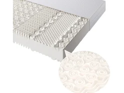 Colchão de espuma 90 x 200 cm 7 zonas de conforto espessura 20cm - Merax