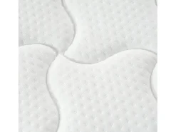 Colchão de molas 90 x 190 cm - 12 cm de espessura - Firmeza H3 - Branco