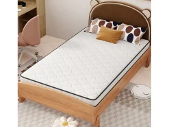 Colchão de molas 90 x 190 cm - 12 cm de espessura - Firmeza H3 - Branco
