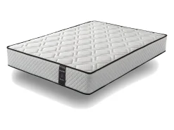 Colchão de molas ensacadas 200x200 cm Allegra - Lado Inverno/Verão - Altura +/- 27 cm - Espuma viscoelástica - Firmeza média/alta