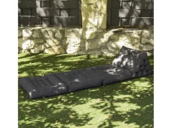 Colchão de solo modular de 1 lugar em poliuretano cinza escuro