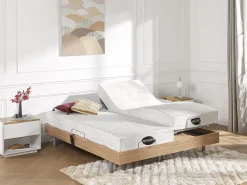 Colchão espuma com memória de forma e extractos de bambu PARURE 80x200