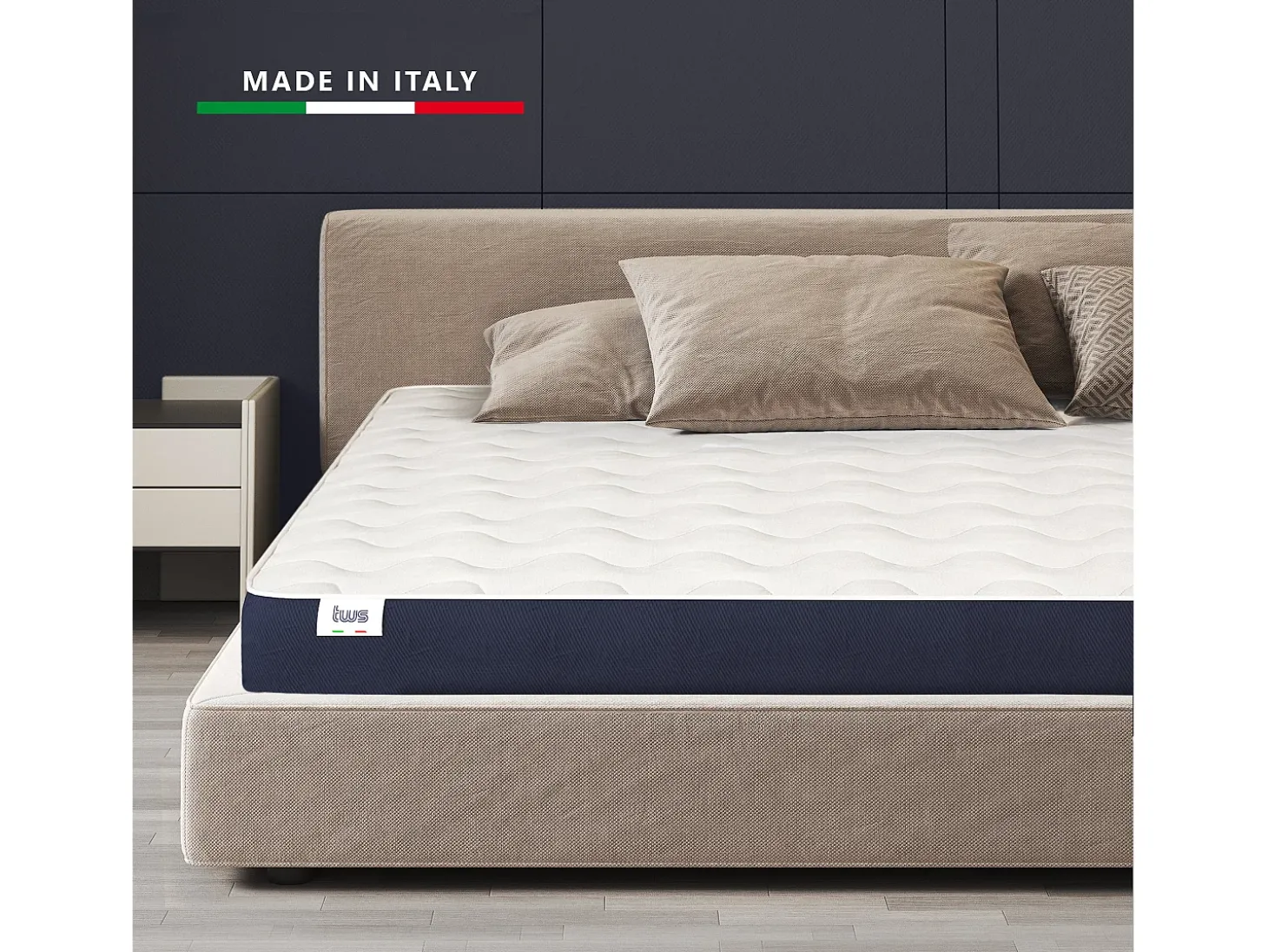 COLCHÃO ESSENTIAL 180 X 200 Waterfoam HIPOALERGÉNICO 14CM made in Italy