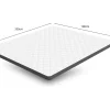 Colchão H3 confortável, suporte médio, certificado Eco-Tex, 7 cm de altura, tamanho 180x200 cm, espuma de 7 zonas, suporte eficaz para a região lombar.