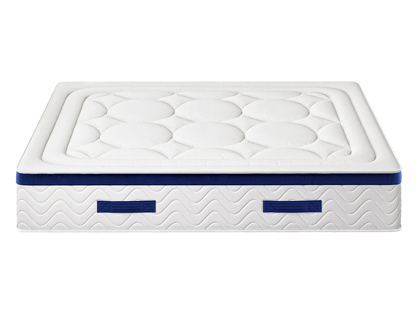 Colchão híbrido molas ensacadas memory foam MARQUIS 180x200 Azul