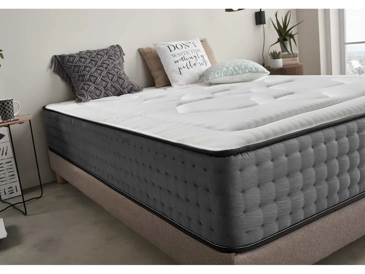 Colchão Molas Ensacadas Hexacare 28cm, 160 x 200 cm -Moonia