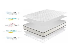 Colchão Núcleo HR Slim Max 15cm, 180 x 200 cm -Moonia