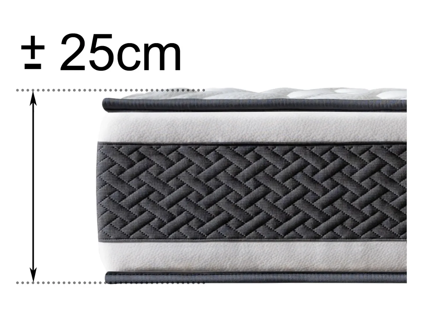 Colchão Premium Montecarlo Visco Gama alta (150x190 cm - Altura: 30 cm)