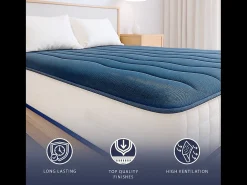 Colchão solteiro 90x190 cm Waterfoam Antialérgico | Altura 20 cm | Classe 1 | Firmeza Média | Antibacteriano | Fabricado na Itália