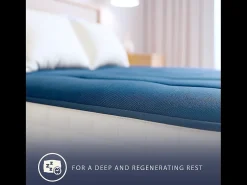 Colchão solteiro 90x190 cm Waterfoam Antialérgico | Altura 20 cm | Classe 1 | Firmeza Média | Antibacteriano | Fabricado na Itália