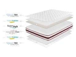 Colchão SuperSoft First Class Edition 21cm, 180 x 200 cm -Moonia