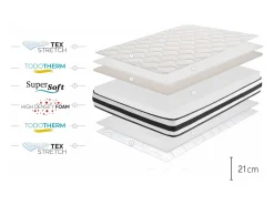 Colchão SuperSoft Maxim 21cm, 160 x 200 cm -Moonia