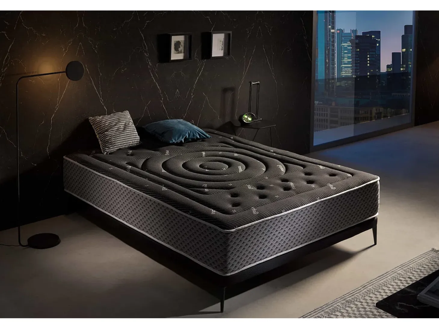 Colchão SuperSoft Premium Black Multizone, 27cm, 160 x 200 cm -Moonia