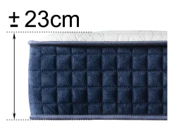 Colchão Visco Viena Premium de Alta Qualidade, Altura 23 cm 160x200