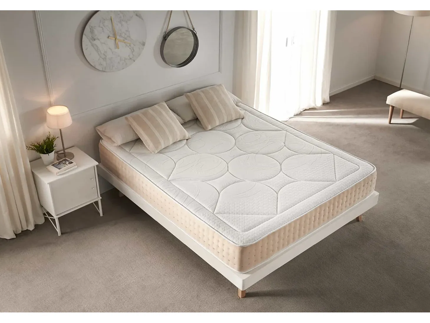 Colchão Viscoelástico Grand Memory 21 cm, 180 x 200 cm -Moonia