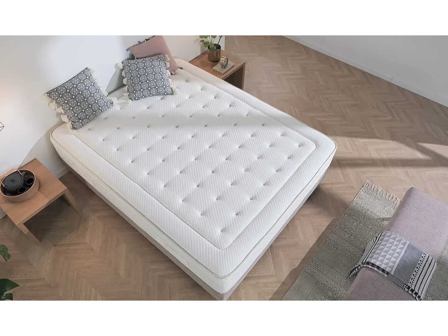 Colchão Viscoelástico Royal Spring Premier HR 30 cm, 90 x 190 cm -Moonia