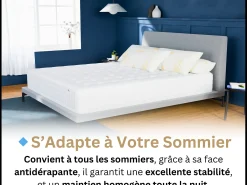 Colchão 180x200 2 Lugares Nuage Plus - Memory Foam 60 kg/m³ Alta Qualidade - Contra dores de costas - Espessura 25 Cm - Confortável